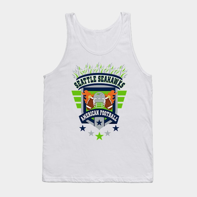 Seattle Seahawks Football Team Gift Tank Top by DexterFreeman